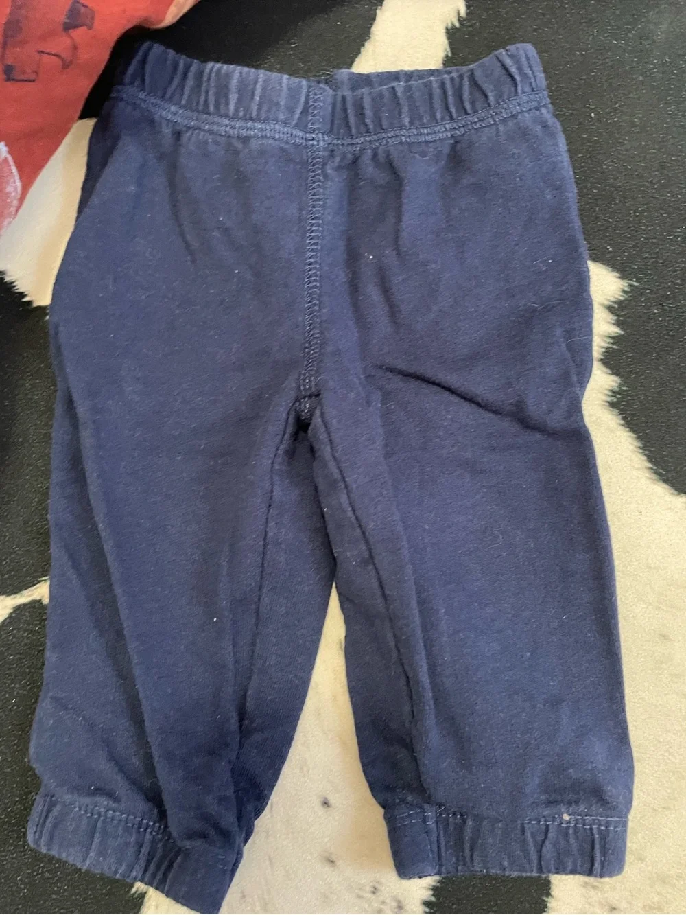 2/$12 Brown Bear Print Top with Navy Pants Set